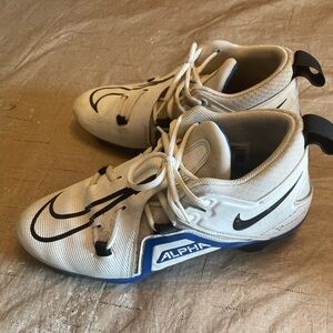 Nike Alpha Menace Pro 3 'White Game Royal' Football Cleats Men's Size 9.5